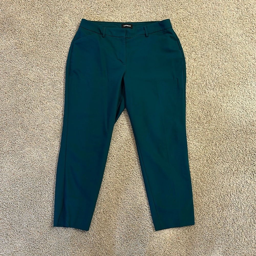 Express Green Ankle Pant 14R